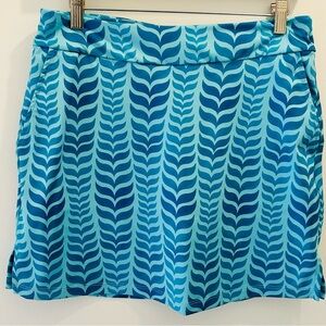 Vineyard Vines Performance Skort XS Turquoise blue whale tail skirt pickle ball